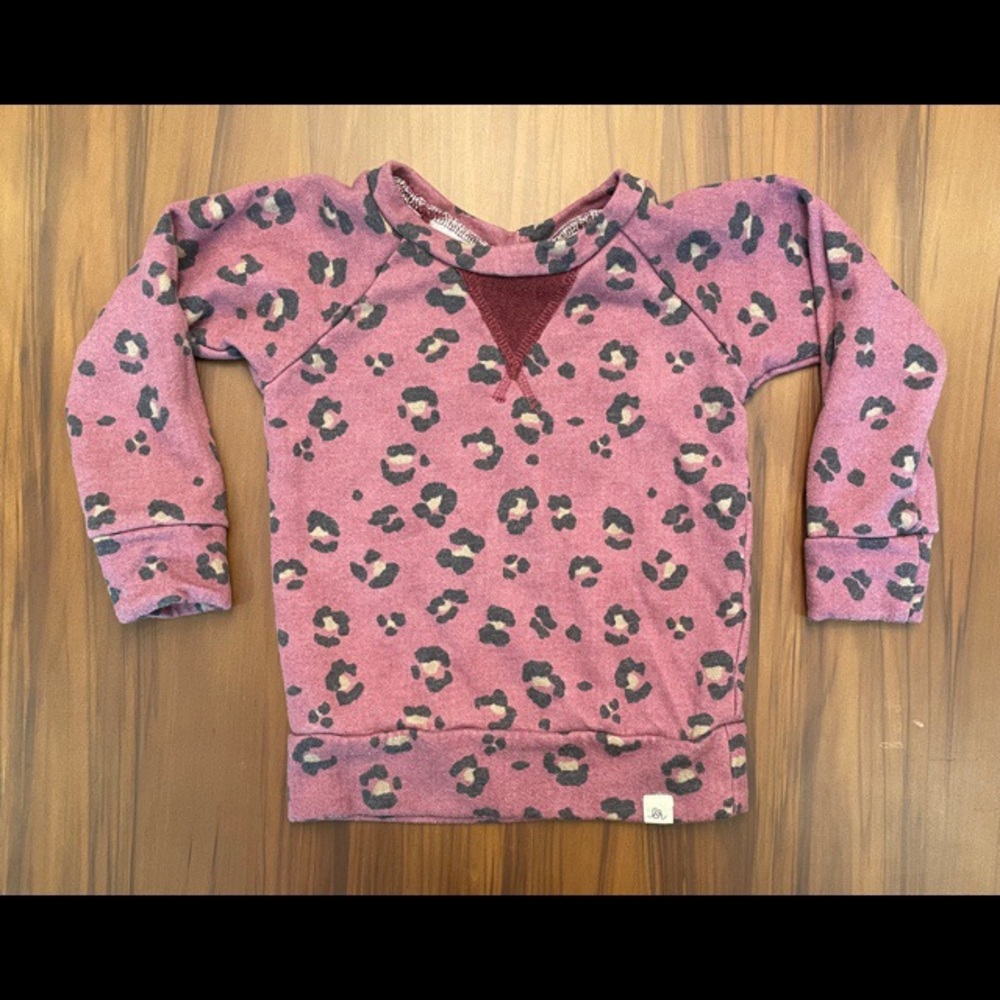 Lulu + Roo leopard sweatshirt
